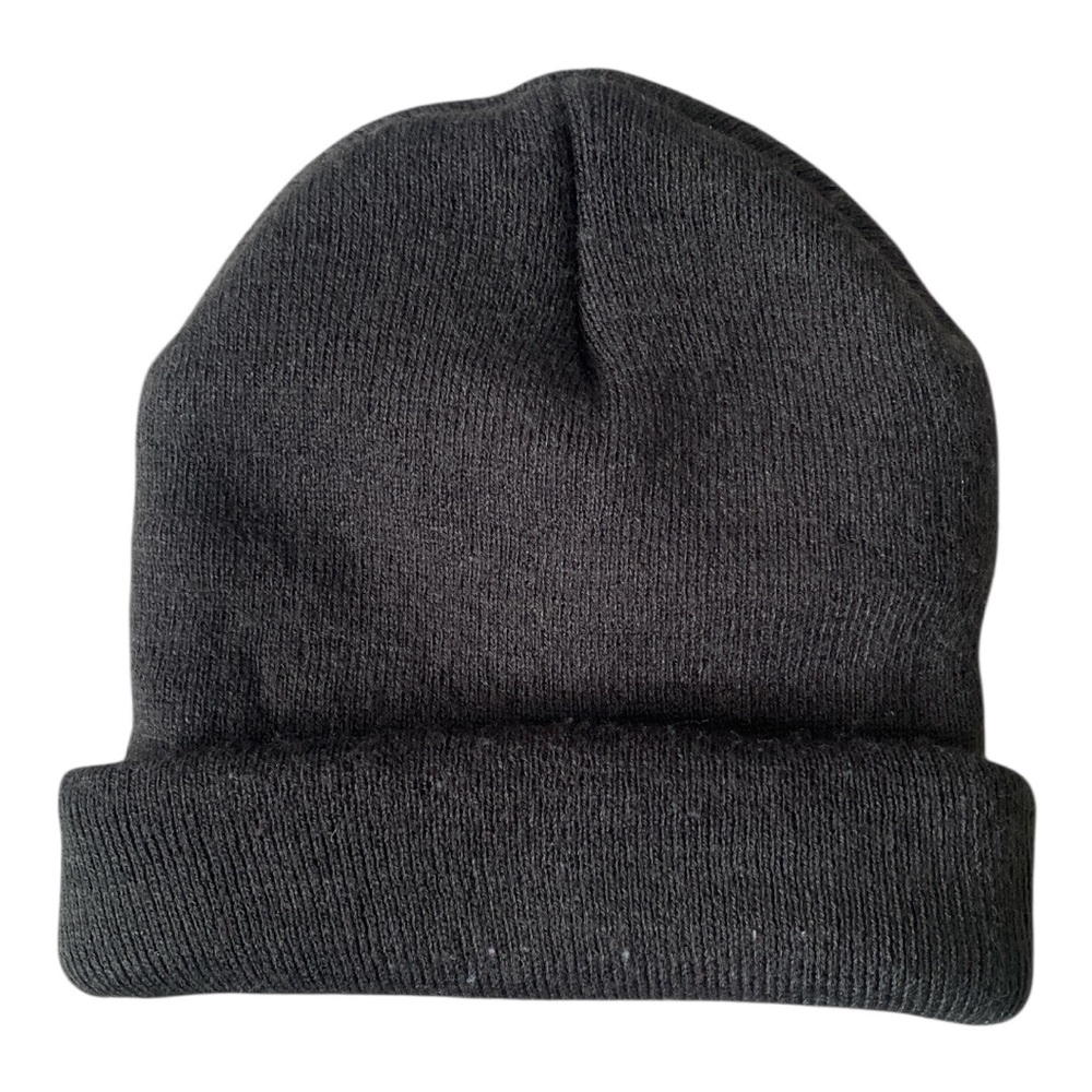 Classic Black Knit Beanie